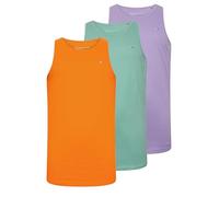 BadRhino Violet Purple/Mineral Blue/ 3 Pack Vests - Men's - Plus Size Curve