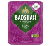 Badshah Microwave Pilau Rice, 220 g (Pack of 6) | Premium Cooked Basmati with Onion, Cumin & Turmeric | Fluffy, Convenient & Ready in 2 Minutes | Cupboard Food Essential Bulk Pouches | Vegan Friendly