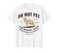 Badwater Basin Death Valley National Park Coyote Souvenir T-Shirt