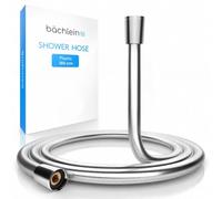 Bächlein Plastic Shower Hose with Double Twist Protection, Flexible and Kink-Resistant Shower Hose in 1.6 m Length Universal G ½ Inch Connection Dimensions