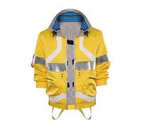 BAEHEU David Martinez Cosplay Costume Coat Mens Outfits Yellow Jacket Anime Halloween Carnival Party Suit