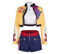 BAEHEU Pop Hunter Rumi Costume Cosplay Costume Huntr/X Leader Outfits Jacket Halloween Carnival S