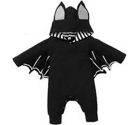 BAEIDO One-Piece Baby Bat Costume, My 1st Halloween Outfit for Newborn,Infant Romper Jumpsuit with Hat Bat Costume for Cosplay Party