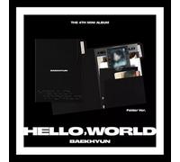 BAEKHYUN - EXO BAEKHYUN HELLO, WORLD 4th Mini Album (FOLDER Ver. + Gift Card) K-POP SEALED