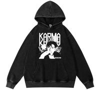 BaeKnyin Stray Kids Casual Jacket Unisex Outwear Sweatshirts Long sleeved fashionable printed pullover with pockets-Black13-XL1
