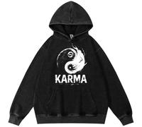 BaeKnyin Stray Kids Casual Jacket Unisex Outwear Sweatshirts Long sleeved fashionable printed pullover with pockets-Black9-M1