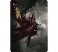 Baeloth Barrityl, Entertainer Art Card (#33) (Gold Signature) | Commander Legends: Battle for Baldur's Gate