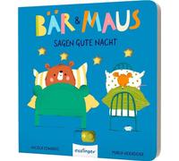 Bär & Maus: Sagen gute Nacht: Mitmachbuch mit Schiebe-Elementen