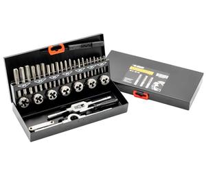 BAER Tap and Die Set - HSS M3-M12 - Internal & Male Threads - High-Speed Steel, Copper