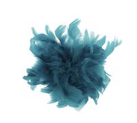 Baesics Feather Brooch Women's 2-in-1 Handmade Feather Jewelry Fluffy Pin Vintage Style Hat Accessory Wedding Party Fancy Dress Hair Clip Fascinator for Blazer Dress Jacket - Boho Flowers Design, TH