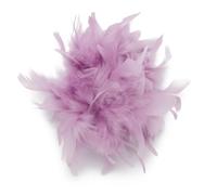 Baesics Feather Brooch - Women's Fluffy Ostrich Feather Pin Vintage Style Hat Accessory Bridal Wedding Party Fancy Dress Hair Clip Fascinator for Blazer Dress Jacket - Boho Flowers Design, TH, 100%