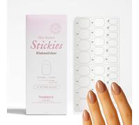 Baesics Nail Adhesive Pads 270 Adhesive Stickers in Various Sizes - Extra Strong Double Sided Glue Stickers for Artificial Nails & Press On Nails Transparent