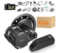 BAFANG 1000W Ebike Conversion Kit BBS03 52V HD Mid Drive Motor DPC080 LCD Display and 52V 20Ah Downtube Battery Electric Bike Conversion Kit for BB68-73mm MTB Mountain Bike
