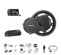 BAFANG 36V 250W Ebike Conversion Kit - BBS01B Mid Drive Kit with 44T Chainring & EKD01 Display & 36V 15.6Ah Battery, Compatible with 68-73mm Bottom Bracket MTB