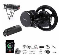 BAFANG 36V 48V 500W Mid Drive Kit - BBS02B Mid Motor with Battery (Optional) and LCD Display for 68 73 Bottom Bracket, 8fun BBS02 G340 Electric Bike Conversion Kit, DIY Ebike Kit