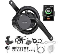 BAFANG 48V 750W Electric Bike Conversion Kit Mid Drive with Chainring 44T, BBS01B Mid Motor Kit for Women Men Adults, DIY eBike Pedelec Kit C18 Display, Thumb Throttle