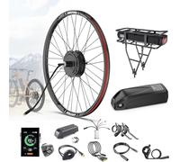 BAFANG 48V G020-5OOW G0900-75OW 20"/26"/27.5"/28"/29"/700C Front & Rear Hub Motor Kit 5OO/75O Electric Bicycle Conversion Kit With Optional Digital Display & PAS Smart Controller Ebike