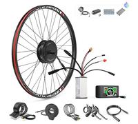 Bafang 500W Front Hub Motor : 26" 48V Electric Bike Conversion Kit with 500C Display & Controller & PAS Sensor, G020 Front Wheel Ebike Kit for City Mountain Road Commuter Bicycle