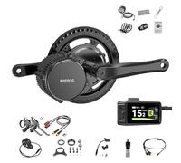 BAFANG 750W Mid Drive Kit - BBS02B 48V Mid Motor, BBS02 Ebike Conversion Kit with 44T Chainring and DPC080 Display for 68 73 Bottom Bracket, G340 Electric Bike Kit without Battery (CAN Protocol