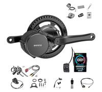 BAFANG 750W Mid Drive Kit - BBS02B 48V Mid Motor, BBS02 Ebike Conversion Kit with 44T Chainring and VD618 Display for 68 73 Bottom Bracket, G340 Electric Bike Kit without Battery (CAN Protocol