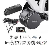 BAFANG BBS01 BBS02 HD Mid Drive Kit 36V 48V 250W 500W 750W 1000W Ebike Conversion Kit With Optional Battery And Display Mountain Bike Electric Bike Mid Motor Kit For 68mm-73mm Bottom Bracket