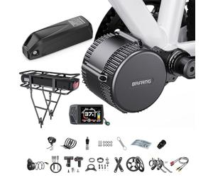 BAFANG BBS01 BBS02 HD Mid Drive Kit 36V 48V 250W 500W 750W 1000W Ebike Conversion Kit With Optional Battery And Display Mountain Bike Electric Bike Mid Motor Kit For 68mm-73mm Bottom Bracket