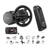 BAFANG BBS01B 250W Mid Drive Kit 48V Ebike Conversion Kit with 48V 13Ah Shark Battery EKD01 Display 44T Chainring Electric Bike Conversion Kit for BB68-73MM Mountain Bike Road Bike Commuter Bicycle