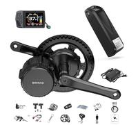 BAFANG BBS01B 250W Mid Drive Kit 48V Ebike Conversion Kit with 48V 20Ah Shark Battery EKD01 Display 44T Chainring Electric Bike Conversion Kit for BB68-73MM Mountain Bike Road Bike Commuter Bicycle