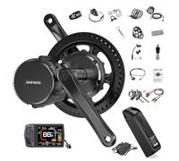BAFANG BBS01B Mid Drive Kit 250W 36V Electric Bicycle Conversion Kit with EKD01 Bluetooth Ebike Display & 36V 13Ah Ebike Battery, for 68mm Bottom Bracket Mountain Bike, Road Bike, Commuter