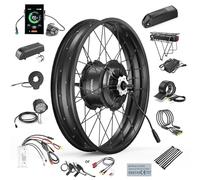 BAFANG G062 48V 1000W Rear Hub Motor for 175mm Dropout, 26" Fat Tire Electric Bike Conversion Kit with Battery (Optional) and LCD Display (Optional), Rear Cassette Wheel Bicycle Kit