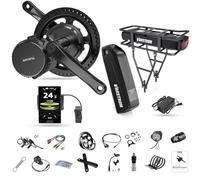 BAFANG Mid Drive Ebike Conversion Kit CAN protocol 36V 48V BBS01B BBS02B BBS-HD Mid Motor Electric Bike Conversion Kit with Optional Ebike Battery and Display DIY for MTB and Road Mountain Bike