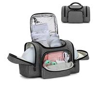 BAFASO Wearable Breast Pump Bag Compatible with Willow and Elvie Breast Pump, Tote for Wearable Breast Pump and Extra Parts, Grey