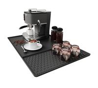 Bafeil Coffee Machine Mat, Large Silicone Coffee Matt 40.5x61cm, Drying Mat for Kitchen Counter, Coffee Bar Mat Quick-Drying Worktops Protector Coffee Machine Accessories