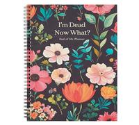 Bafeil End of Life Planner UK - I'm Dead Now What Book UK - Humorous Guided Organiser Notebook for My Account Final Wishes, Possessions & Business Affairs
