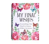 Bafeil My Final Wishes Planner - End of Life Planner UK Book & Organizer