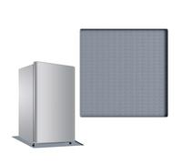Bafeil Washing Machine Drip Tray - 60×60CM Multifunction Silicone Floor Mat Refrigerator Mats Carpet Protector Mat, Soft Under Refrigerator Floor Protector for Dryer Mini Fridge Wine Cabin
