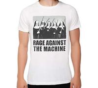 Bafentu Rage Against Machine Nuns T-Shirt Mens Tees T-Shirt White 3XL