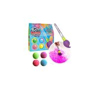 Baff Bombz Magic Brush from Zimpli Kids, 4 x Bath Bombs, Magically Paint your Bath Water, Creative Bath Toy for Children, Birthday Gifts for Boys &