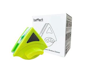 Baffect Home Double Side Magnetic Window Cleaner Ultra-Strong Both Side Glass Surface Cleaning Brush Wiper Tools with ergonomic handle design for High-rise and Car Glazed Windows Thickness (8-15mm)