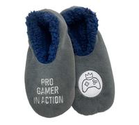 Baffies Light Pro Gamers - Extra Large Mens Warm Winter Slippers, Perfect Gamer Gift & Accessory