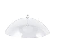 Baffle for Bird Feeder, 10.6in Plastic Anti Squirrel Bird Feeders Protective Cover Dome Protective Rain Protective Cover, Transparent Squirrel Proof Baffle for Hanging Bird Feeders
