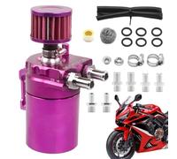 Baffled Oil Catch Can - 300ml Baffled Separator Catch Can Kit with Breather Filter, Aluminum Catcher Tank Reservoir, Car Accessories for Motorcycles Portable Lightweight Compact Ergonomic