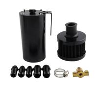 Baffled Oil Catch Can Aluminum Alloy High-Flow Filter Drain Breather