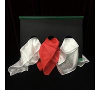 Baffling Silk Magic Tricks Red Silk Vanish Reappear Scarf Magic Stage Illusions Gimmicks Mentalism Props