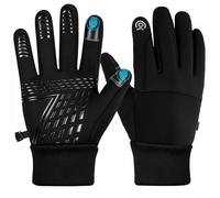Bafiwu Warm Winter Gloves for Mens Women,Anti Slip Touch Screen, Anti Slip Windproof Waterproof Gloves for Men Women Winter Running Cycling Driving Hiking Sporting (XL)