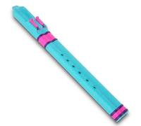 BaFlute Native American Style Drone Flute Key of A 432hz, Double Chamber Drone Flute, 3D Printed, 90's Vibe, Turquoise (Turquoise)