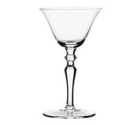 Bafnsiji 6-Pack Crystal Martini Glasses 150ml, Clear Cocktail Coupes with Artistic Stem