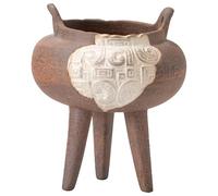 Bafnsiji Chinese Style Incense Holder for Sticks, Incense Burner Stick Holder Bowl, Ceramic Vintage Incense Burner for Sticks and Cones, Decorative Insense-Stick Holder for Aromatherapy
