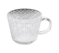 Bafnsiji Glass Soup Bowl with Handle, Clear Oatmeal Bowl, Glass Cereal Bowl, Oatmeal Breakfast Bowls, Milk Breakfast Bowls, for Cereal Dessert Pasta Rice