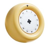 Bafnsiji Magnetic Mechanical Kitchen Timer - No Batteries Needed, 75dB Loud Alarm, 3-5 Sec Ring, Retro Manual Wind-Up Countdown Timer for Cooking, Baking, Work,A